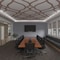 Ekena Millwork 63W x 94 12H x 14T Large Villarreal Decorative Fretwork Wood Ceiling Panels, Walnut CELW63X95X0250VILWA - alternate 8